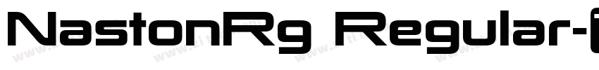 NastonRg Regular字体转换